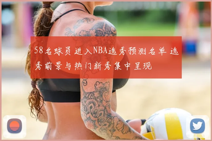 58名球员进入NBA选秀预测名单 选秀前景与热门新秀集中呈现