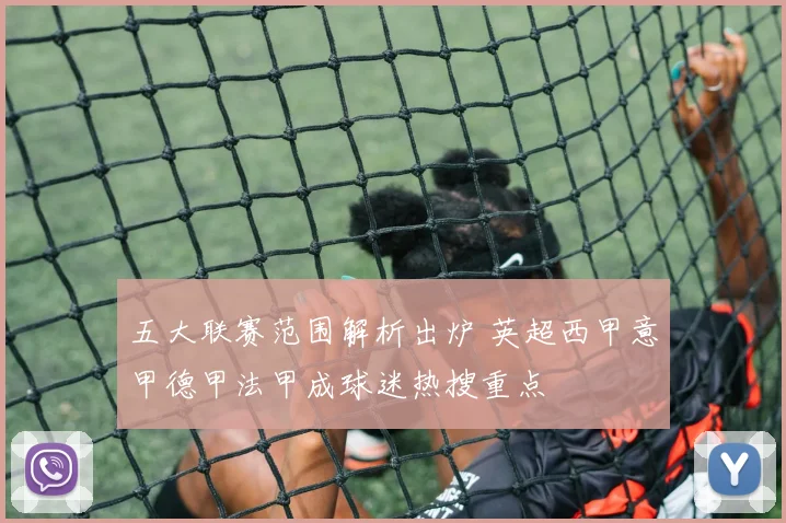 五大联赛范围解析出炉 英超西甲意甲德甲法甲成球迷热搜重点